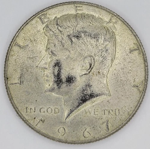 1967 Kennedy Half Dollar 40% Silver / You Buy What You See