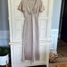 Show Me Your Mumu size XS champagne color Rome Twist Gown dress