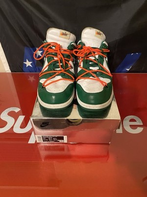 Nike Dunk Off White Pine Green Preowned Size 13