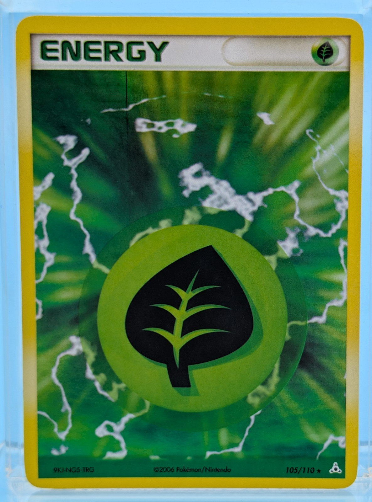 Grass Energy 105/110 Holo - Rare - Pokémon EX Holon Phantoms - LP - See Video