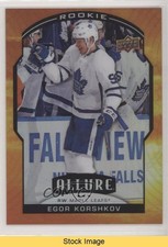 2020-21 Upper Deck Allure Rookie Sunset Egor Korshkov #85 READ kr0