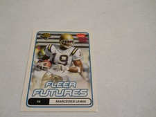 MARCEDES LEWIS ROOKIE CARD JACKSONVILLE JAGUARS 2006 FLEER. rookie card picture