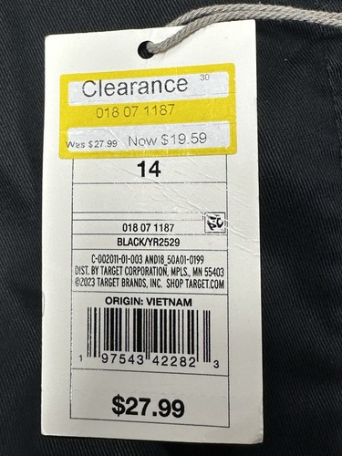 NWT New A NEW DAY Womens Casual Pants Black Sz 14 28 1/2” Inseam Pockets Work - Picture 7 of 15