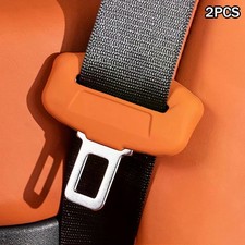 2 PCS Universal Silicone Car Seat Belt Buckle Covers Clip Anti-Scratch Protector
