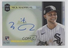 2021 Bowman Sterling Sterling Tender Auto 6/99 Nick Madrigal #STA-NM Auto 3b3