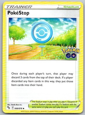 PokeStop 068/078 Uncommon Pokemon GO Pokemon Near Mint