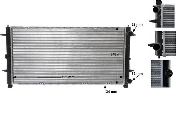 Mahle CR 398 000S KüHler, MotorküHlung FüR VW-image