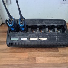 IMPRES Adaptive 6 Charger Station  WPLN4211A  with 2 x Motorola Talkies DP4401