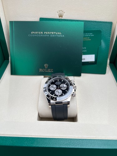ROLEX 18K White Gold Daytona 126519 Black  Dial 40MM Rare Baby Le Mans 2025