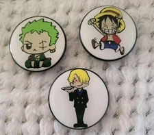 One Piece Chibi Phone Grip Set Of 6 For All Phones And Anime Lovers