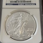 2011 1 oz Silver American Eagle MS-70 NGC 25th Anniversary (ER) — photo 2