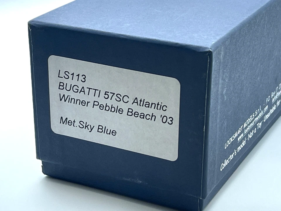 Looksmart Bugatti 57SC Atlantic Winner Pebble Bch. LS097 1953 1:43  equal MR BBR - Image 3 of 4
