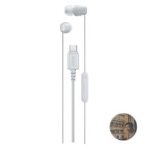 Sony IER-EX15C WZ White/Type-C/Earphones/Type-C/Wired/Well-Balanced