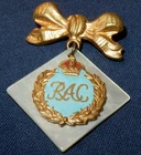 WW2 ROYAL ARMOURED CORPS MOTHER OF PEARL MILITARY SWEETHEART BADGE WORLD WAR II