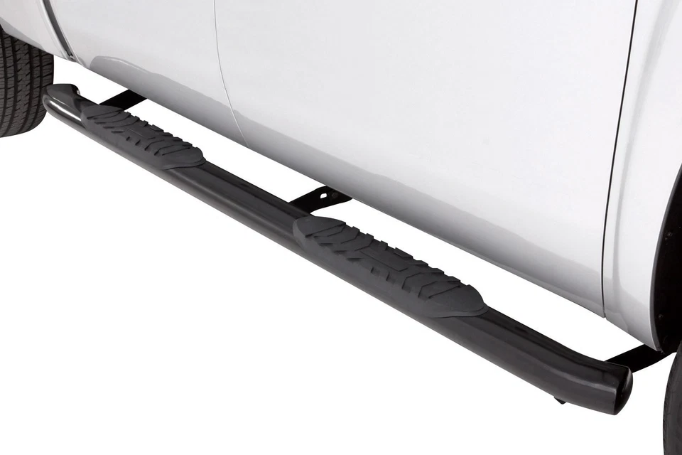 For Chevy Silverado 2500 HD 01-19 5" Cab Length Black Oval Curved Tube Steps Foto 4 de 4