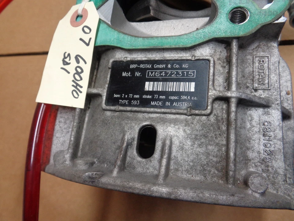 2007 SKI-DOO 600 HO SDI CRANKCASE CRANKSHAFT MXZ SUMMIT RENEGADE GSX 2006 2005 - Image 2 of 4