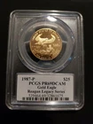 1987-P $25 GOLD EAGLE  PR69DCAM Reagan Legacy Series