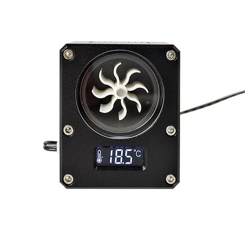 Water Flow Meter Indicator with Temperature Sensor System Monitor VA LCD Screen