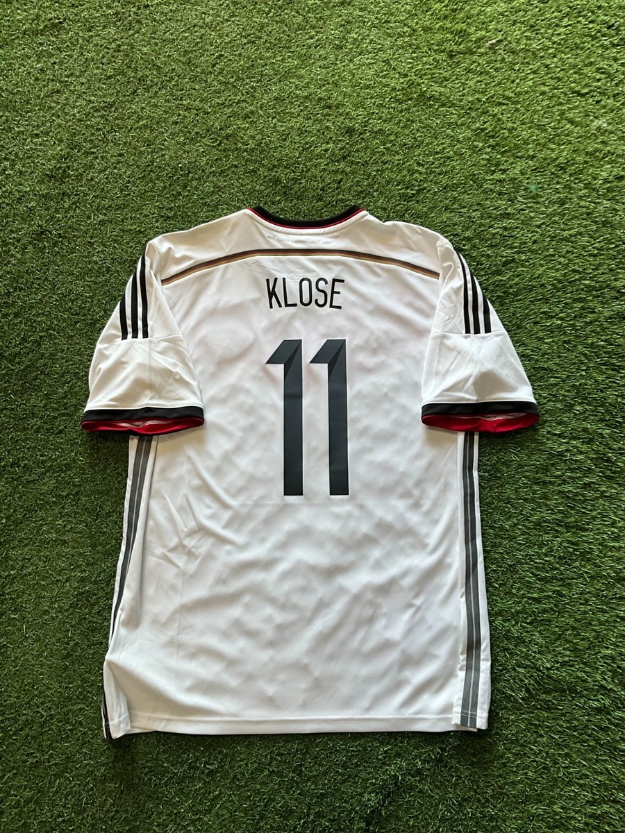 adidas Germany Men's Home Jersey 14/15 Legend Klose #11 - White | eBay