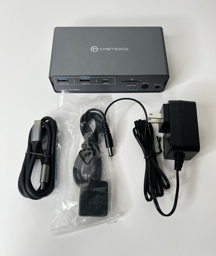 KVM Switch 2 Monitors 2 Computers USB C Docking Station with 4K60Hz HDMI