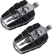 KUR4470 PEG ZOMBIE SKULL W/MALE MOUNT - HD CHROME POGGIAPIEDI ZOMBIE™