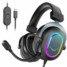 Gaming Headset 7.1 Surround Sound USB Wired O...