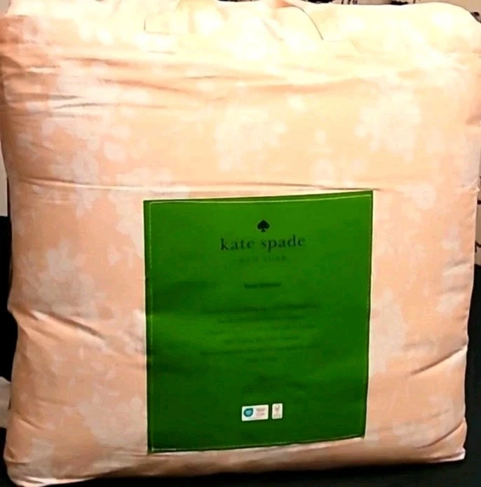 Edredón Kate Spade Twin XL Rosa Jardín Patrón Floral/Detalles de Pájaro ¡Nuevo! Foto 3 de 4