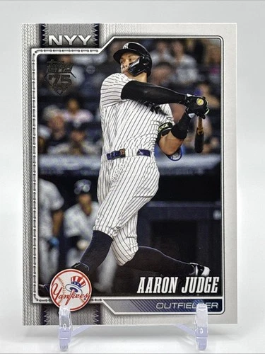 2026 Topps Series 1 AARON JUDGE Image Variation Companion Card #1 NY Yankees