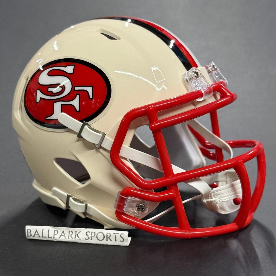 San Francisco 49ers Retro Collection Mini Helmet by Riddell NFL BRAND ...