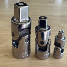 Craftsman Universal Joint Swivel Socket Adapter Set 1/4" 3/8" 1/2" Drive GK USA