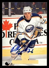 Philippe Boucher 1994-95 Leaf #539 Buffalo Sabres AUTO HAND SIGNED