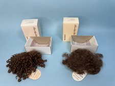 Vintage Dolls size 7-8 by Global Doll wigs nrfb LOT of two wigs in box