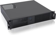 RackChoice 2U Server case Micro ATX Compact Rackmount 2 x 5.25 Chassis Support A