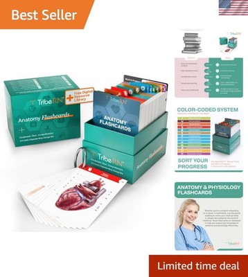 Anatomy and Physiology Flash Cards   320 Study Resources for Students   Human...