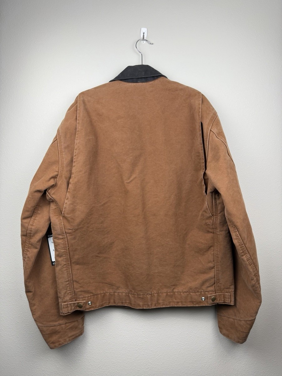 Carhartt J97 BRN Sandstone Detroit Jacket Blanket Lined 2005 NEW
