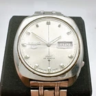 Vintage SEIKO 5 DX 25 Jewels Silver Dial Day Date Automatic Japan