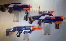 Nerf Elite Blaster Lot Rapidstrike Retaliator...