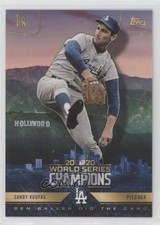 2020 Topps Ben Baller 2020 World Series Champions Sandy Koufax #30 HOF g1z