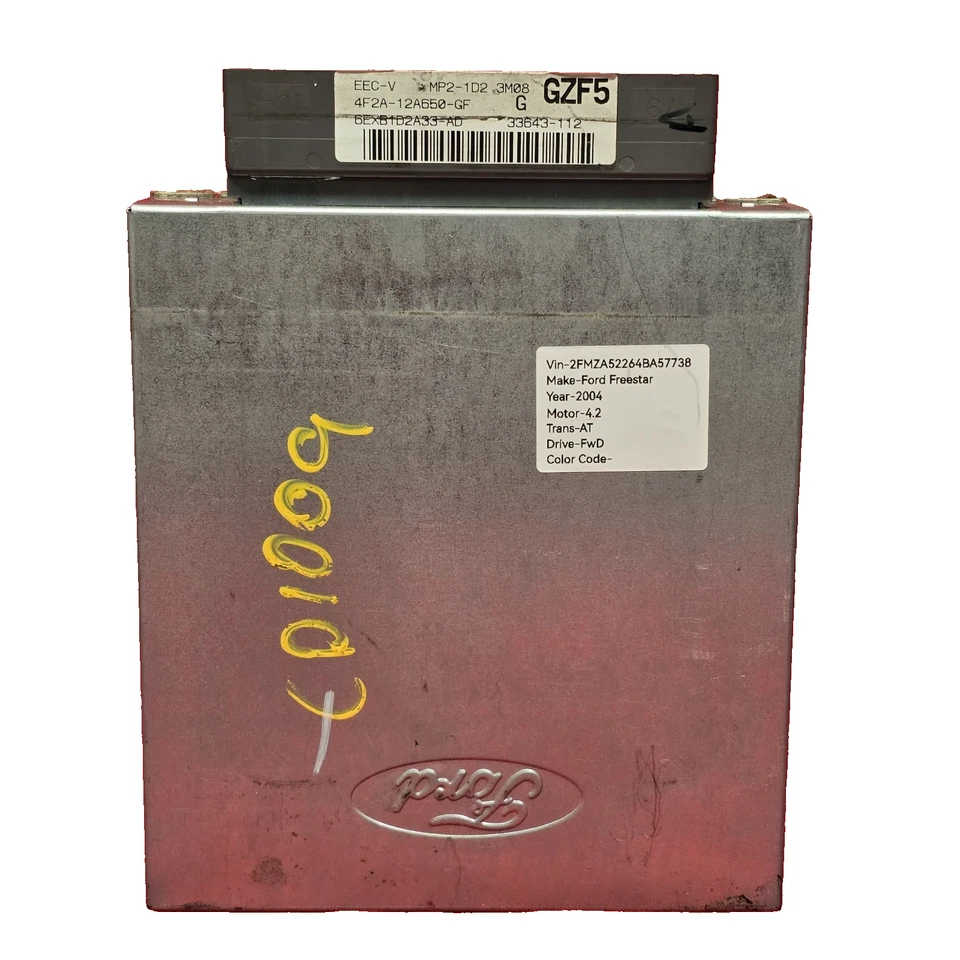 Ford Freestar Monterey 2004 ECM ECU 4F2A-12A650-GF Foto 2 de 4