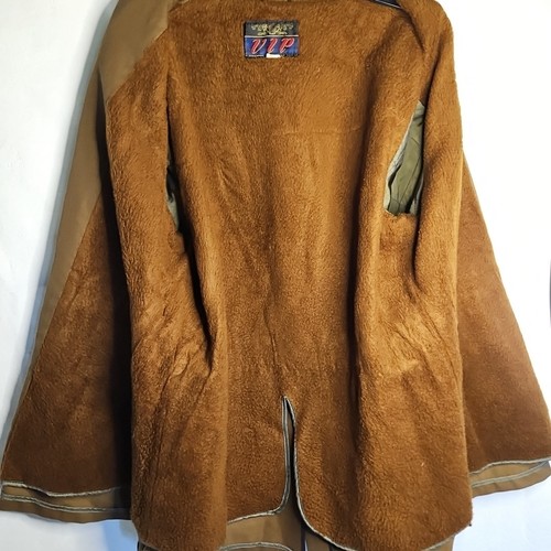 Abrigo Chaqueta Forrado Sherpa Marrón VIP De Colección Para Hombre 44 Grande  - Imagen 4 de 5