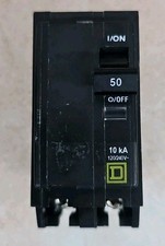 QOB250 Square D 50 Amp Circuit Breaker W