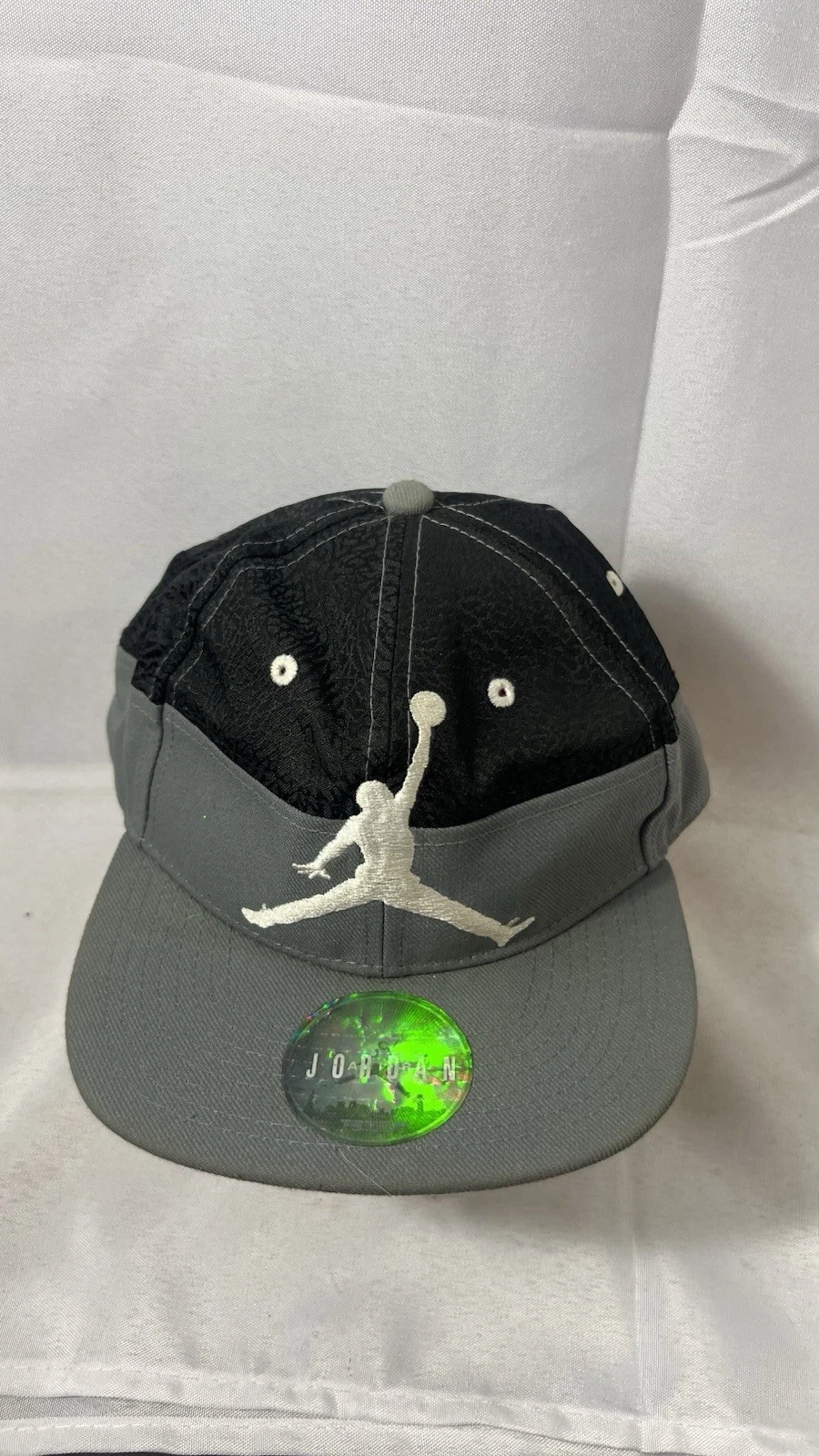 Nike Air Jordan Jumpman Youth Size Snapback Hat Cap Youth Black Gray