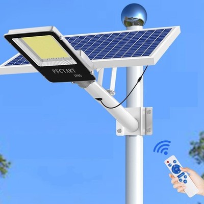 990000000LM 2kW Commercial Solar Street FloodLight LED Dusk To Dawn Road Lamp US