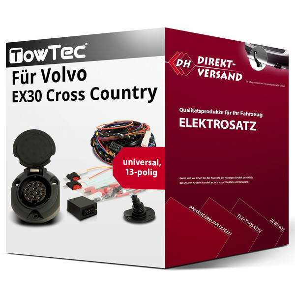 E-Satz 13Polig Universell für Volvo EX30 Cross Country 02.2025-Jetzt Neu-image