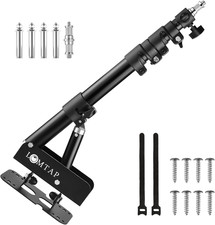 Ring Light Wall Mount Adjustable 45.7" Boom Arm Stand for Photography Lighting S