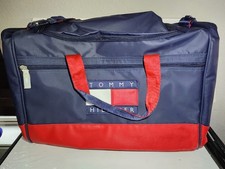 Vintage 90s Tommy Hilfiger Weekender Large Duffle Gym Travel Bag Flag - NEW