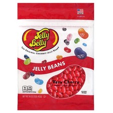 Jelly Belly Very Cherry Jelly Beans 1 Pound 16 Ounces Resealable Bag Genuin...