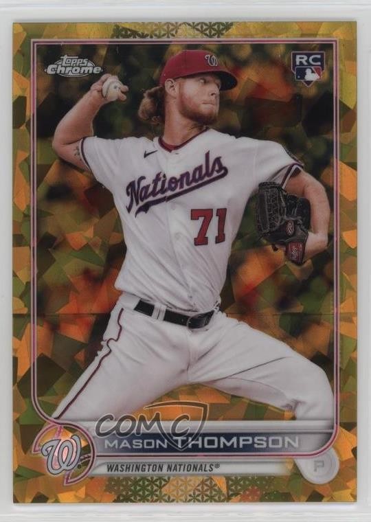 2022 Topps Chrome Sapphire Edition Gold /50 Mason Thompson #38 Rookie RC
