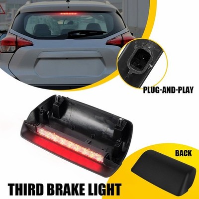 Third LED High Mount Brake Light For 2017-2020 Nissan Kicks 26590-5RA0A Red Rear