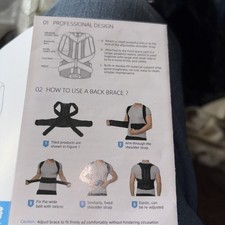 Back Brace Posture Corrector for Women and Men Back Lumbar Support Shoulder